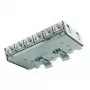 Telegärtner distributore patch Cat.6A (profondo) per guida DIN con adattatore TS, 6x connettori femmina RJ45 (J02021A0055)