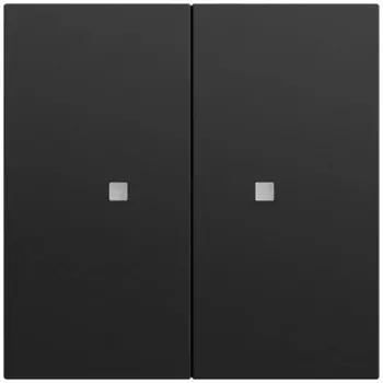 GIRA 517374 pulsante a bilanciere 2 canali OneKNX System 70 nero (517374)