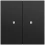 GIRA 517374 pulsante a bilanciere 2 canali OneKNX System 70 nero (517374)