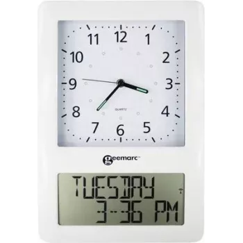 Geemarc VISO50 orologio da parete radiocontrollato, bianco (VISO50_WH_VDE)