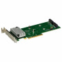 Supermicro AOC-SLG4-2H8M2-O scheda carrier 2 porte M.2 NVMe/SATA RAID 0/1, PCIe 4.0 x16 low-profile