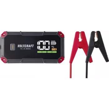 VOLTCRAFT VC-JS-800A avviatore, 400 A (12 V), 1 uscita 12 V, 2 USB, con stazione di ricarica e custodia (VC-18218600)