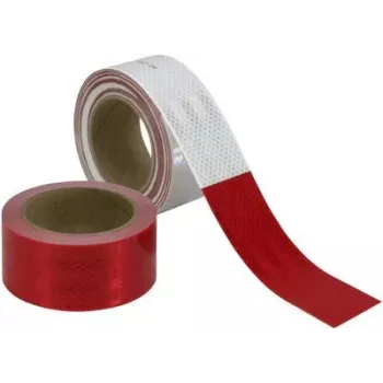 3M Diamond Grade 983-326 nastro riflettente, rosso/bianco, 45,7 m x 50,8 mm (983326)
