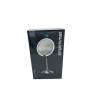 simplehuman Specchio pieghevole con sensore, 12 cm, ricaricabile, acciaio inox spazzolato
