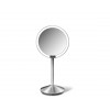 simplehuman Specchio pieghevole con sensore, 12 cm, ricaricabile, acciaio inox spazzolato