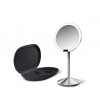 simplehuman Specchio pieghevole con sensore, 12 cm, ricaricabile, acciaio inox spazzolato