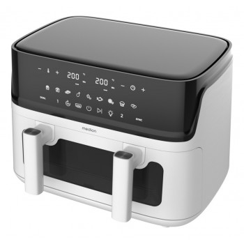Medion Life P25 XXL Flex M MD 100057 Friggitrice ad aria calda, nero/bianco (50079787)