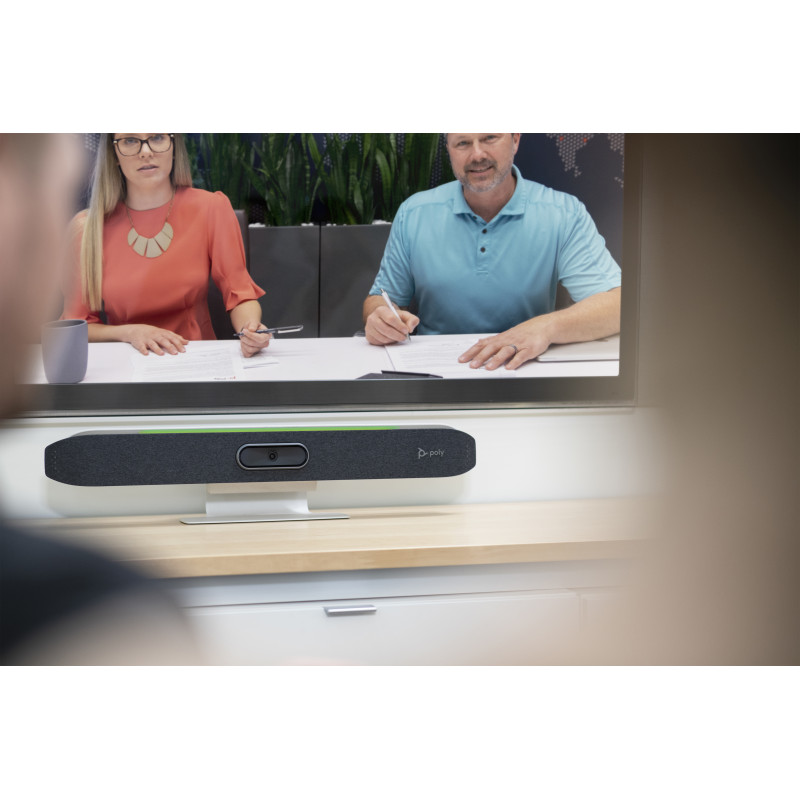 Poly Studio X50 Barra video all-in-one, localizzazione EMEA-INTL inglese, spina euro (83Z44AA#ABB)