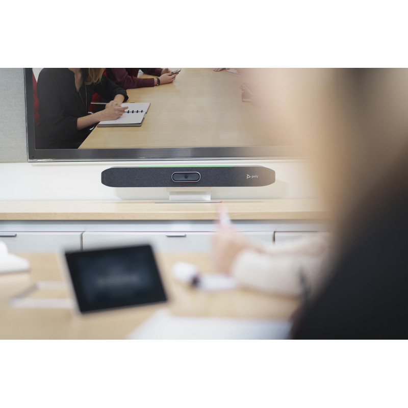 Poly Studio X50 Barra video all-in-one, localizzazione EMEA-INTL inglese, spina euro (83Z44AA#ABB)