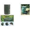 EDA RÉCUP'O Kit cisterna per acqua piovana pieghevole, 500 l, diametro 800 mm, verde, resistente ai raggi UV (010983 V.CA)