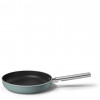 Smeg FPF2802EGM padella, 28 cm, ceramica, manico in acciaio inox, verde smeraldo