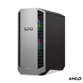 Lenovo LOQ Tower 26ADR10 PC desktop - AMD Ryzen 7 8745HX, 16GB RAM, 512GB SSD, NVIDIA GeForce RTX 5050 8GB, Windows 11 Home