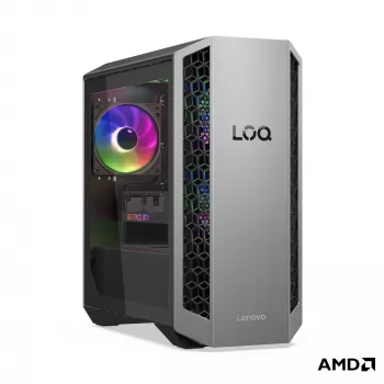 Lenovo LOQ Tower 26ADR10 PC desktop - AMD Ryzen 7 8745HX, 16GB RAM, 512GB SSD, NVIDIA GeForce RTX 5050 8GB, Windows 11 Home