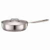 Fiskars Chef's padella 26 cm con coperchio, All Steel