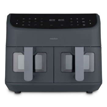 Medion MD11760 friggitrice ad aria doppia, grigio