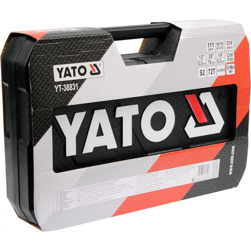 Yato YT-38831 Set di utensili da meccanico 111 utensili