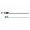 Goobay Cavo patch Slim Cat6a U/FTP RJ45, 1 m, grigio