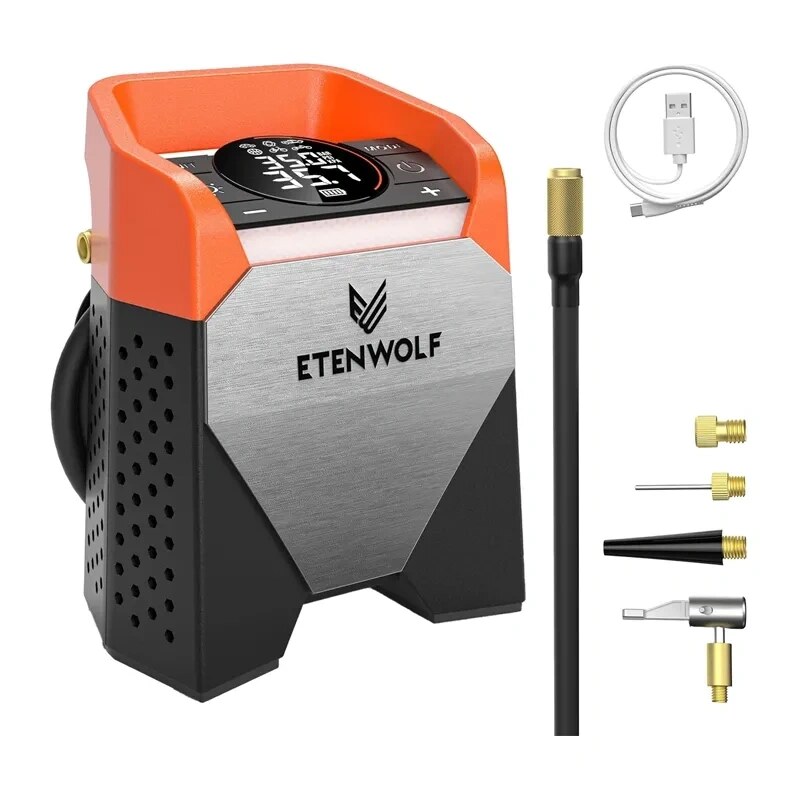 Etenwolf S5 pompa per pneumatici a batteria, 11,03 bar, 15.600 mAh