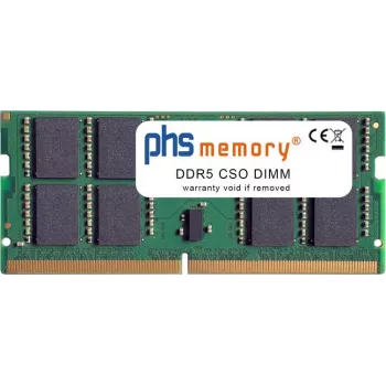 PHS-memory 32GB RAM memoria compatibile con Asus ROG Strix G615LW-DRTS314W DDR5 CSODIMM 6400MHz PC5-51200S