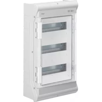 Hager Vector VE312PN quadro di distribuzione, IP65, 3x12 PLE, stabilizzato UV, LE