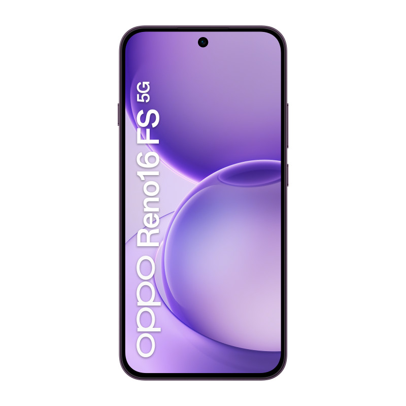 OPPO Reno16 FS 5G Dual SIM 8GB RAM 512GB smartphone, viola-nero (CPH2859)