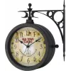TFA 603011 orologio da parete al quarzo, antico, nero