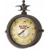 TFA 603011 orologio da parete al quarzo, antico, nero