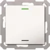 MDT TAL-5501002.02S pulsante KNX Light55 1-funzione RGBW bianco puro lucido Neutral Secure
