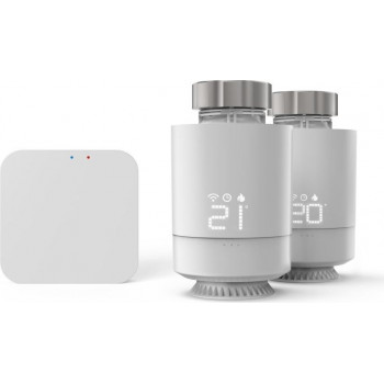 Hama Smart Wi-Fi Controllo riscaldamento, 2x termostato smart per termosifone + hub