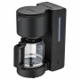WMF Stelio Macchina per caffè con caraffa in vetro, nero profondo (412150071)