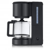 WMF Stelio Macchina per caffè con caraffa in vetro, nero profondo (412150071)