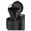 WMF Stelio Macchina per caffè con caraffa in vetro, nero profondo (412150071)