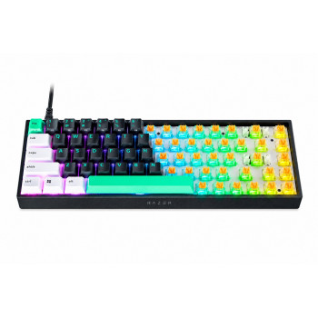 Razer Reclusa X Mini tastiera da gaming meccanica 65%, con filo, US, Razer Mechanical Switches Gen-3 (tattile), nero