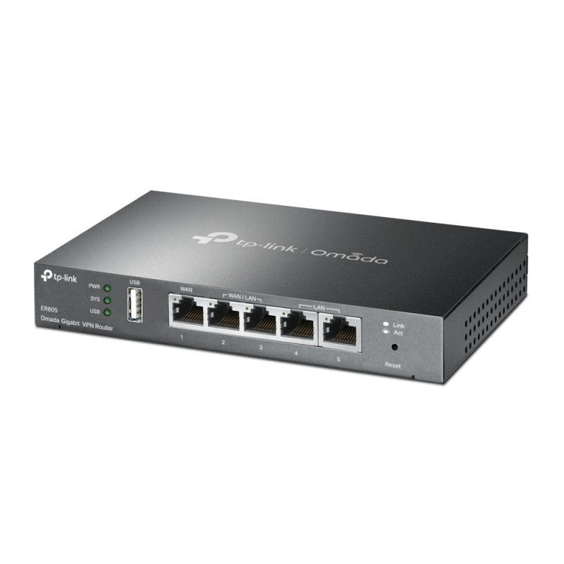 TP-Link ER605 (TL-R605) router VPN Gigabit, nero