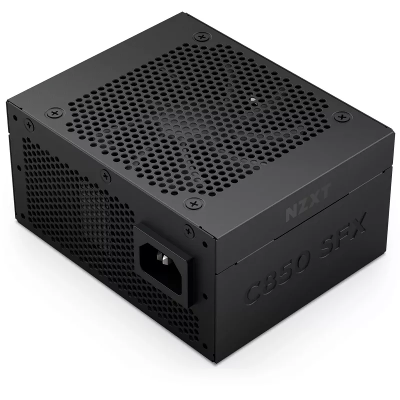 NZXT C850 SFX alimentatore 850 W, nero, 1x 12-Pin High Power GPU, 3x PCIe, cable management (PS-8G1BB-EU)