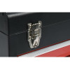 Yato YT-08874 cassetta per piccoli pezzi/utensili in acciaio inox nero, rosso