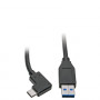 Cavo Eaton USB-C a USB-A, USB-C angolare, USB 3.2 Gen 1, 0,91 m, nero