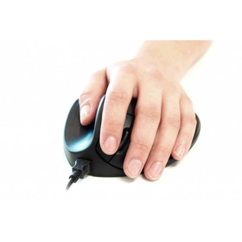 Bakker Elkhuizen Hippus HandShoeMouse Small mouse ergonomico, mancino (BNEP170L)