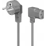 DSIT cavo di alimentazione Schuko su IEC C13, 2 m, grigio