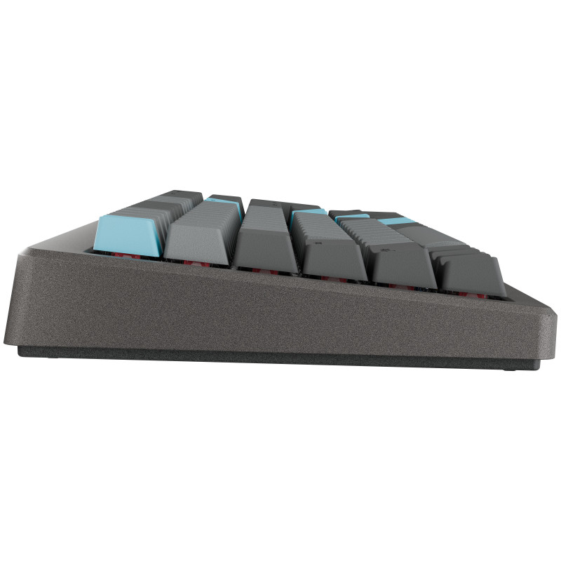 Ducky Cushion 98 tastiera gaming, 96%, layout DE (ISO), Shush Green Switches - Nickel (DKCUS2598-DDDEPHCC3H1)