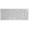 Glorious GMMK Pro White Ice 75% TKL tastiera - Barebone, layout ISO, argento
