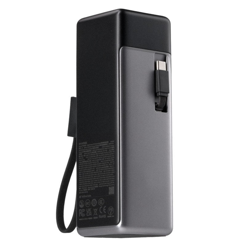 SHARGE HyperTower 170 Powerbank, 25.000 mAh, 170 W, 4-in-1, nero