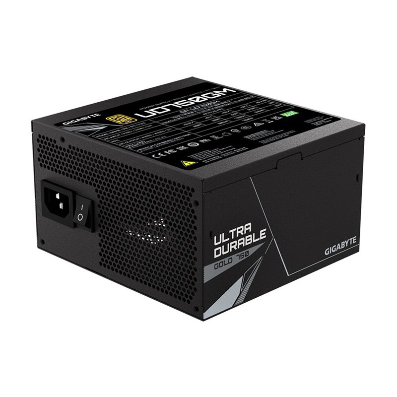 GIGABYTE UD750GM Alimentatore ATX 750W, 80+ Gold, completamente modulare