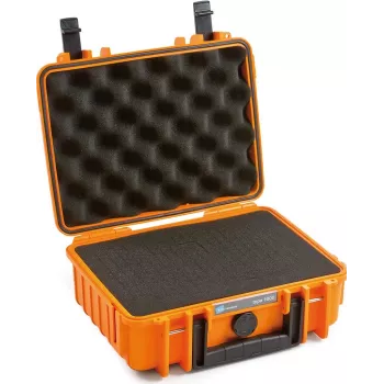 B&W 1000/O/SI valigetta portautensili, arancione, polipropilene (PP), antipolvere, impermeabile, 248,92 x 175,26 x 93,98 mm