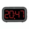 TFA Dostmann Bingo sveglia digitale ibrida, display LCD/LED, nero/antracite, 60.2048.01