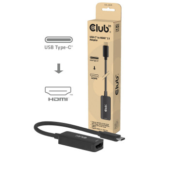 Club3D adattatore USB-C a HDMI 2.1