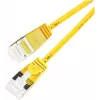 Wirewin Slim Cat6a U/FTP cavo patch RJ45, 5 m, giallo