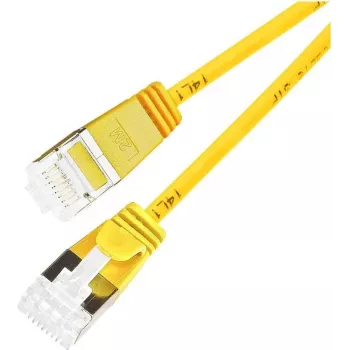 Wirewin Slim Cat6a U/FTP cavo patch RJ45, 5 m, giallo