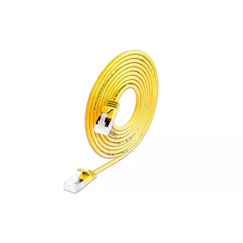 Wirewin Slim Cat6a U/FTP cavo patch RJ45, 5 m, giallo
