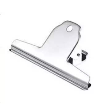 Wonday pinza portafogli in metallo, larghezza 144 mm, apertura 45 mm, nichel